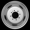 19.5" x 6" Steel Wheel